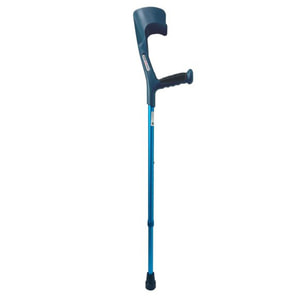 Милиця (костиль) підлокітна рукоятка м'яка колір синій модель Торос GB-712