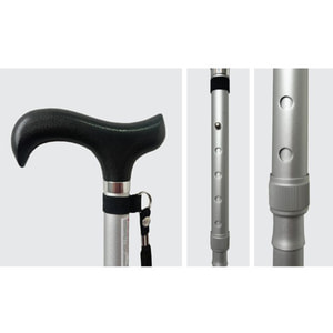 Палиця металева легка Торос Груп срібло модель GB-820 1 шт