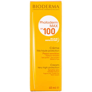 Крем для лица BIODERMA (Биодерма) Фотодерм Макс солнцезащитный SPF 100 для сухой и нормальной кожи 40 мл