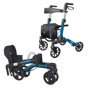 Роллатор ходунки на колесах двойной сборки модель Мамбо Торос Групп