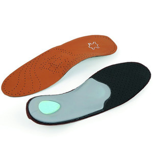 Стельки ортопедические кожаные продольно-поперечные размер 41-42 артикул 1021