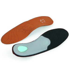 Стельки ортопедические кожаные продольно-поперечные размер 39-40 артикул 1021