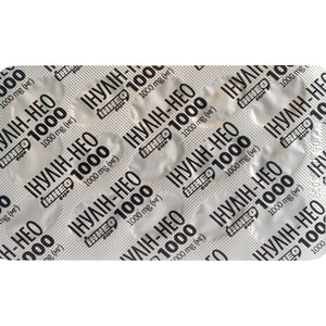 Інулін-Нео 1000 таблетки концентрат топінамбуру з вмістом інуліну 4 блистера по 15 шт