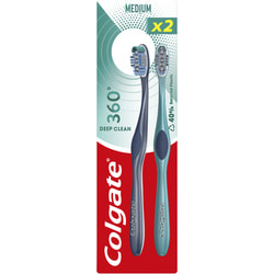 Зубна щітка COLGATE (Колгейт) 360 Суперчистота всієї ротової порожнини 2 шт