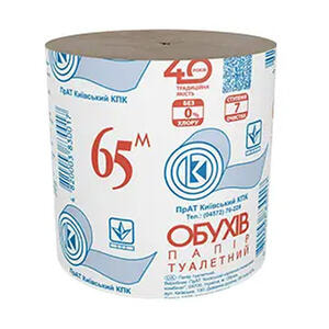Туалетний папір Обухів 65 м