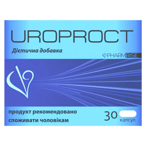 Уропрокт капсулы комбинированный простатопротектор 3 блистера по 10 шт