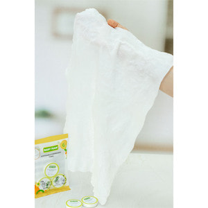 Рушники одноразові BABY TEAM (Бебі Тім) артикул 0155 пресовані размер 30 см х 50 см 6 шт