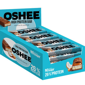 Батончик протеїновий OSHEE (Оше) Protein Bar Coconut-Caramel (26% Protein) кокос та карамель 26% протеїну 48 г