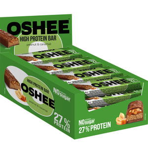 Батончик протеиновый OSHEE (Оше) Protein Bar Arachid-Caramel (27% Protein) арахис и карамель 27% протеина 49 г
