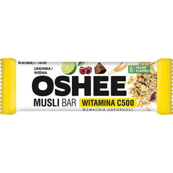 Батончик-мюслі вітамінний OSHEE (Оше) Vitamin Musli Bar Vitamin C 500 Вітамін С 500 вишня та лимон 40 г