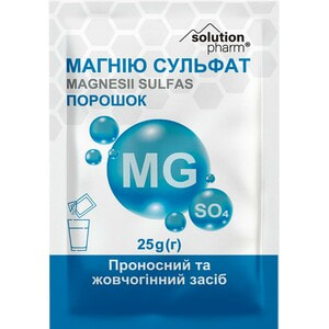 Магния сульфат пор. пакет 25г Solution pharm