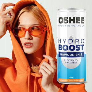 Вода витаминная OSHEE (Оше) Hydroboost Sparkling Passion Fruit Гидробуст напиток изотонический газированный со вкусом маракуя 250 мл