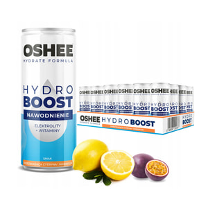 Вода витаминная OSHEE (Оше) Hydroboost Sparkling Passion Fruit Гидробуст напиток изотонический газированный со вкусом маракуя 250 мл