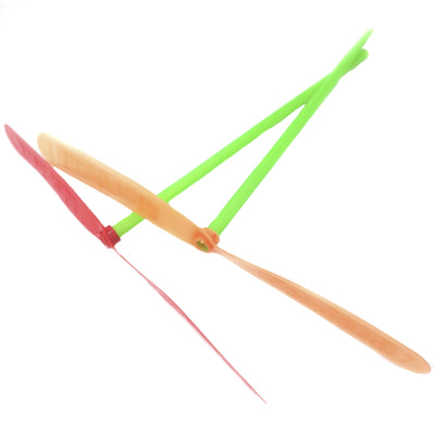 Игрушка набор Летающий пропелер 19 см, цвета в асортименте 2 шт