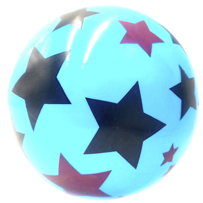 Игрушка Мяч детский Звездочки 22 см в ассортименте
