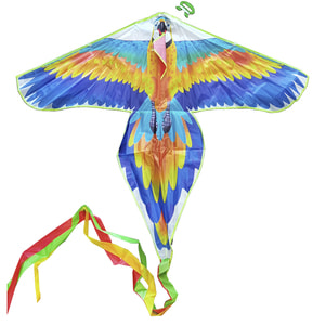 Воздушный змей Папугай с веревкой 140 см в ассортименте