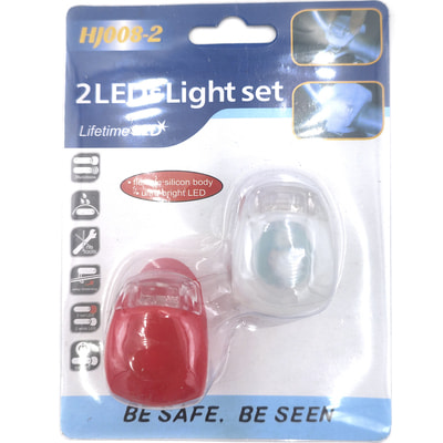 LED фонарик для велосипеда 2 шт