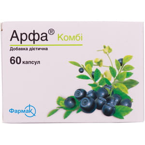 Капсулы для профилактики нарушений углеводного обмена Арфа Комби 60 шт