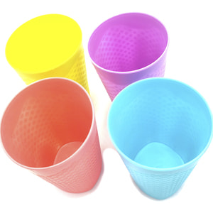 Набор стаканов пластиковых 250 мл 4 шт