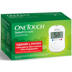 Глюкометр One Touch Select Simple (Ван Тач Селект Сімпл)