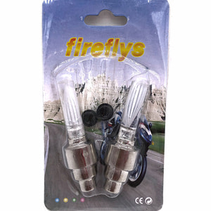 Набор нипелей для велосипеда светящийся 6 см 2 шт