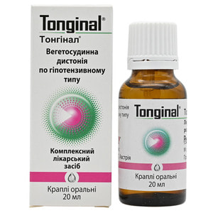 Тонгінал краплі орал. фл. 20мл