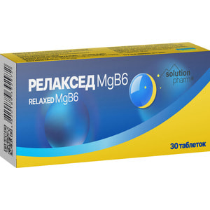 Релаксед MgB6 табл. №30 Solution Pharm