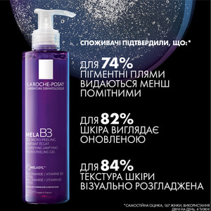Гель-микропилинг для лица La Roche-Posay (Ля Рош-Позе) Mela В3 очищающий, способствующий выравниванию тона и приданию сиянию коже 200 мл