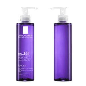 Гель-микропилинг для лица La Roche-Posay (Ля Рош-Позе) Mela В3 очищающий, способствующий выравниванию тона и приданию сиянию коже 200 мл