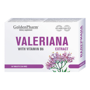 Валериана экстракт с витамином В6 таблетки покрытые оболочкой по 20 мг 5 блистеров по 10 шт