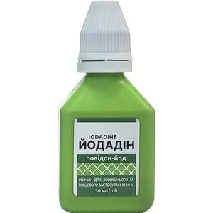Йодадин р-р наруж./местн. прим. 10% фл. 30мл Solution pharm