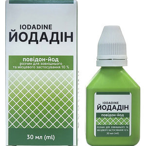 Йодадин р-р наруж./местн. прим. 10% фл. 30мл Solution pharm