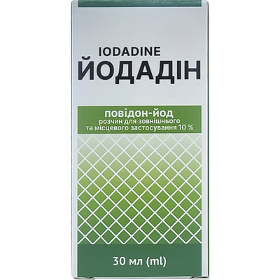 Йодадин р-р наруж./местн. прим. 10% фл. 30мл Solution pharm