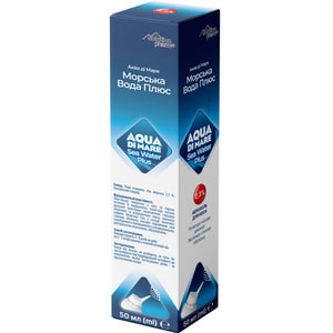 Аква Ди Маре морская вода плюс аэрозоль раствор гипертонический 2,3 % флакон 50 мл Solution Pharm