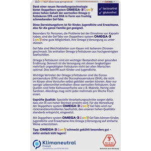 Пастилки желейные Доппельгерц System Омега-3 для детей 4 блистера по 15 шт