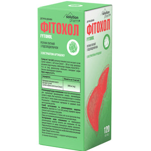 Фитохол раствор питьевой для нормализации функционирования печени, желчевыводящих путей и почек флакон 120 мл Solution Pharm