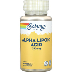 Альфа-липоевая кислота SOLARAY (Солорай) Alpha Lipoic Acid 250 мг капсулы флакон 60 шт