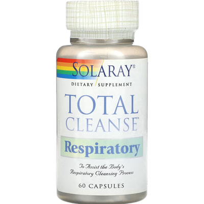 Комплекс для очищення органів дихання SOLARAY (Солорай) Total Cleanse Respiratory капсули флакон 60 шт