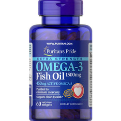 Омега-3 PURITAN'S PRIDE (Пуританс Прайд) Omega-3 1500 мг капсулы быстрого действия 60 шт