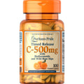 Витамин С PURITAN'S PRIDE (Пуританс Прайд) Vitamin C 500 мг каплеты 100 шт