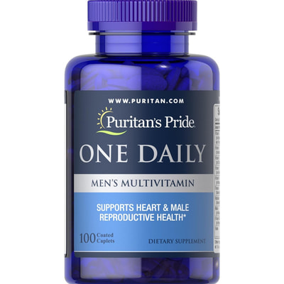 Мультивитамины для мужчин одна в сутки PURITAN'S PRIDE (Пуританс Прайд) Once daily. Men`s multivitamin каплеты 100 шт