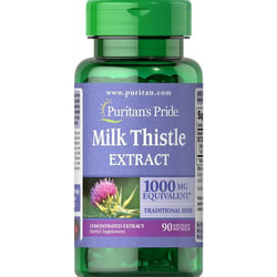 Розторопша PURITAN'S PRIDE (Пурітанс Прайд) Milk Thistle 1000 мг (mg) капсули гелеві 90 шт