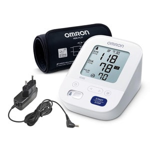 Вимірувач (тонометр) артеріального тиску OMRON (Омрон) модель M3 Comfort (HEM-7155-E) автоматичний + адаптер змінного струму HHP-CM01 в комплекті