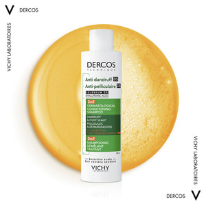 Шампунь-кондиціонер для волосся VICHY (Віши) Деркос 2 в 1 проти лупи для усіх типів волосся та подразненої шкіри голови 200 мл