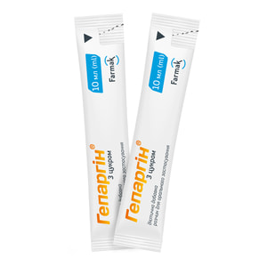 Гепаргин раствор для поддержания функций гепатобилиарной системы и укрепления организма в стиках по 10 мл 20 шт