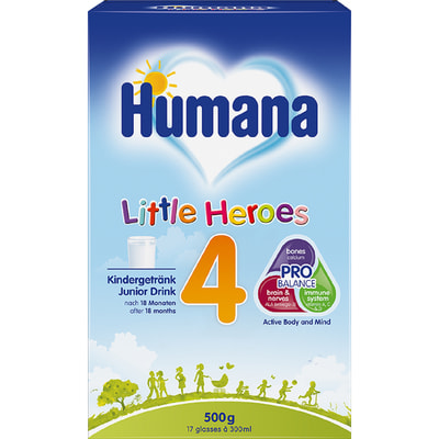 Смесь сухая молочная детская HUMANA (Хумана) 4 Little Heroes с 18 месяцев 500 г