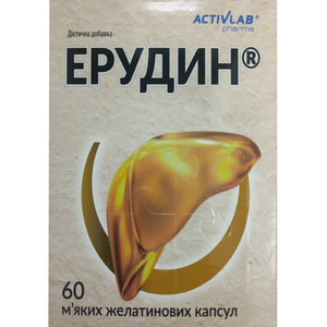 Эрудин капсулы для содействия защите печени и ее нормальному функционированию 4 блистера по 15 шт