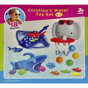 Набор детский GREENWICH (Гринвич) VA295667 игровой Стрельба по слону в ванной + ловля осьминога + акула ловит мелкую рыбу