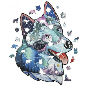 Игрушка Пазлы Овчарка 25 х 19см дерево 1 шт