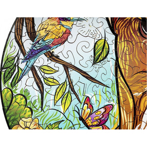 Игрушка Пазлы Олень 25 х 22см дерево 1 шт